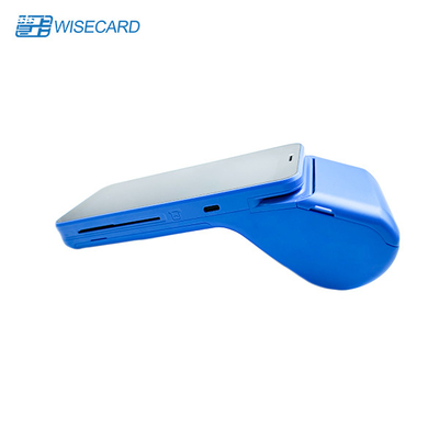 Pantalla táctil 3g Android Pos Terminal Cuad Core Procesador Lector de rayas magnéticas