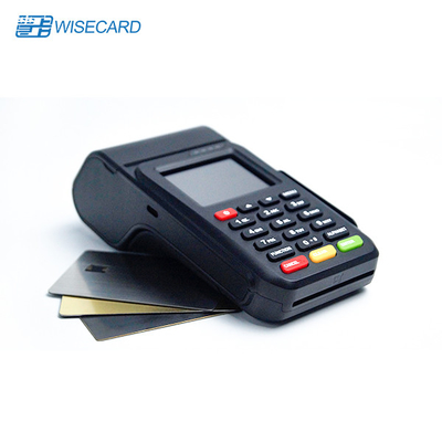 Dispositivo terminal POS portátil con tarjeta de metal con impresora de recibos, lector de NFC y escáner de códigos de barras