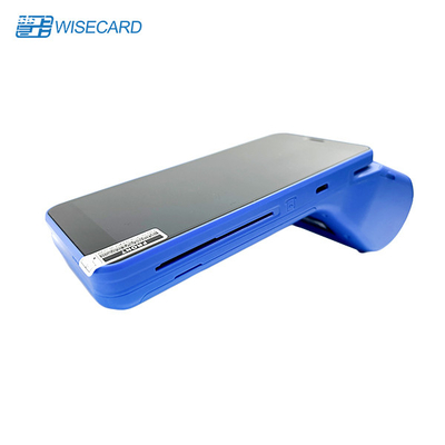 Terminal POS Android EMV con impresora térmica de 58*40 mm incorporada y verificación de huellas dactilares