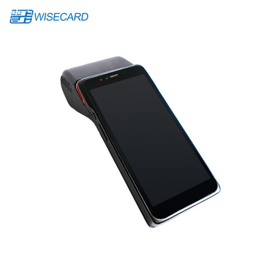 Terminal POS Android 12.0 con pantalla táctil NFC Verificación de huellas dactilares MSR WiFi / 4G y duración de la batería extendida