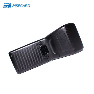 Terminal Android POS con pantalla táctil biométrica con impresora térmica y lector de tiras magnéticas