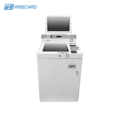 Máquina de cajero inteligente Wisecard con estándar EMV y pantalla táctil