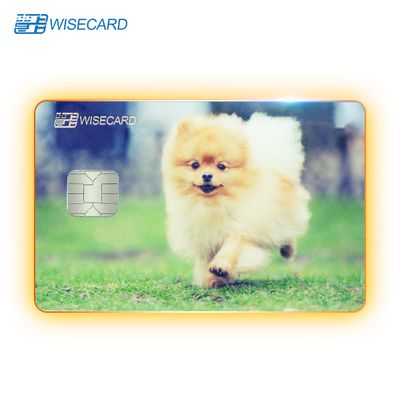 Tarjetas de membresía LED personalizadas con Edge Glow y NFC