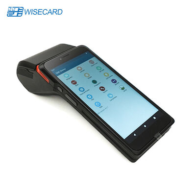 Terminal POS Android con Impresora Térmica Integrada de 58*40mm, Procesador Quad-core y Tecnología EMV para Pagos Seguros