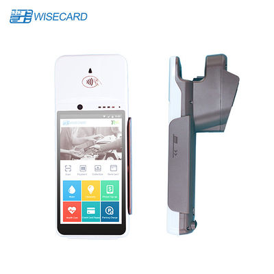 Terminal biométrico de la posición de Android 7,0, máquina portátil de la posición con la impresora Built In Battery