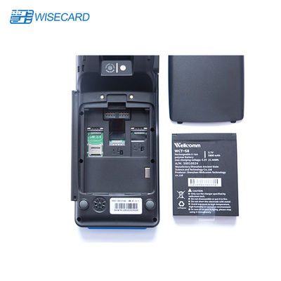 Máquina de la posición del PDA de NFC 13.56MHz MTK MT8735 impresora térmica de la posición de 5,5 pulgadas