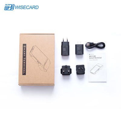 Código de barras de NFC 1D 2.o del MSR IC del terminal de la posición de WCDMA 2500mAH Android 5,5 pulgadas