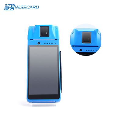 Terminal HSPA 5800mAh de la posición de Handheld del lector de huella dactilar para el registro de la tarjeta