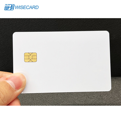 Interfaz de comunicaciones en blanco elegante de la tarjeta 10pcs RFID de IC del contacto del PVC de SLE 4428