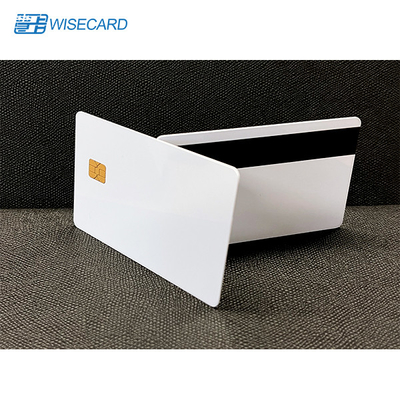 Plata Mag Stripe de la pista de Chip Blank Magstripe Cards W HiCo 2 de la perla SLE4442