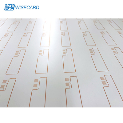 Wisecard LF / HF / UHF Chip RFID Prelam Embutido para tarjeta inteligente EMV