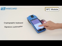 Terminal elegante de la posición de Wifi Bluetooth, máquina de la posición con el escáner de huellas dactilares